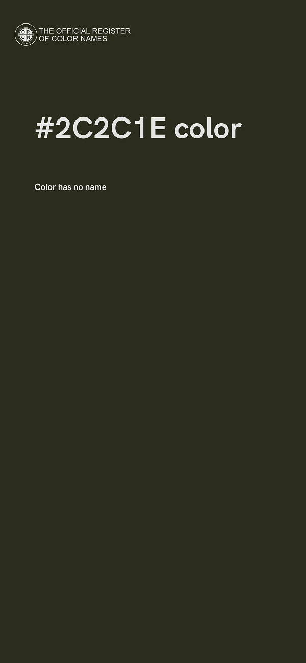 #2C2C1E color image