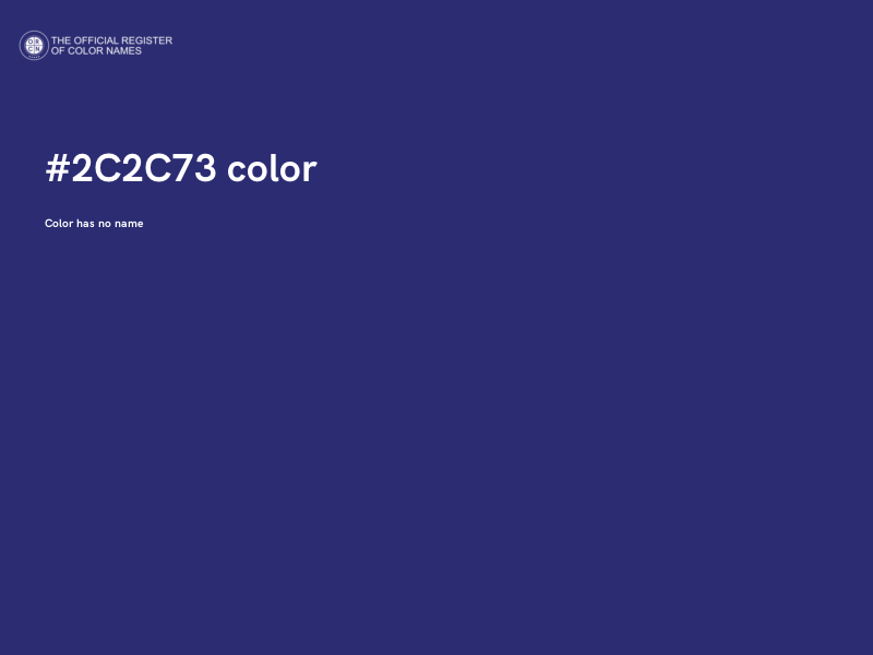 #2C2C73 color image