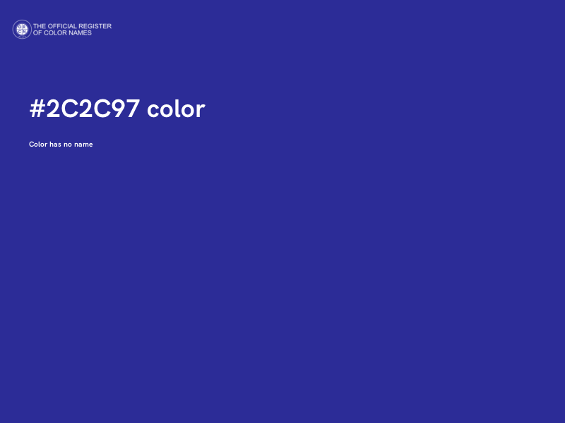 #2C2C97 color image