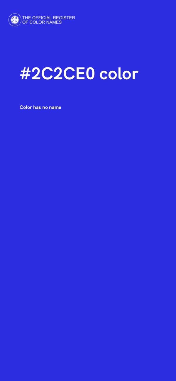 #2C2CE0 color image