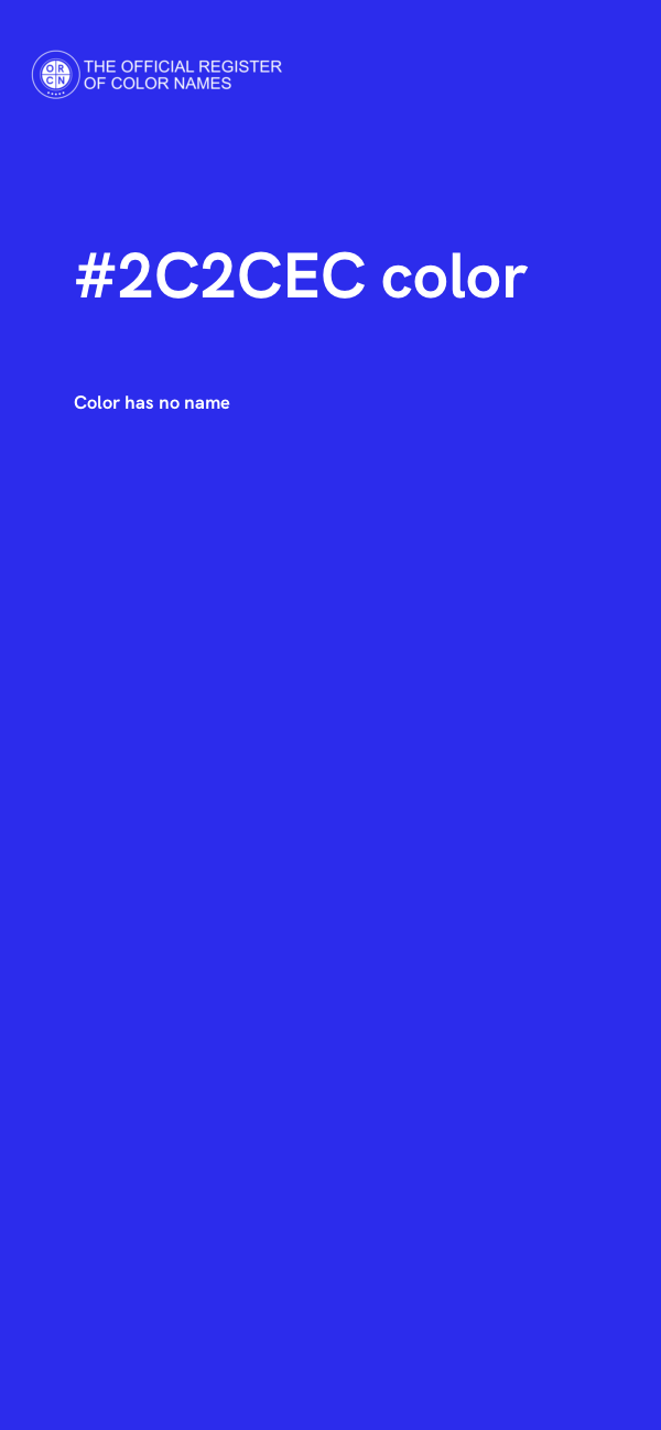 #2C2CEC color image
