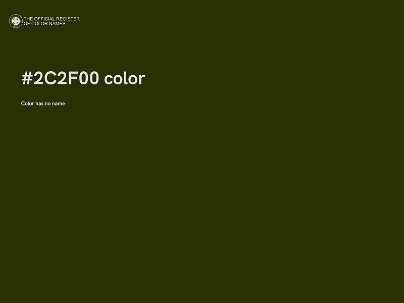 #2C2F00 color image