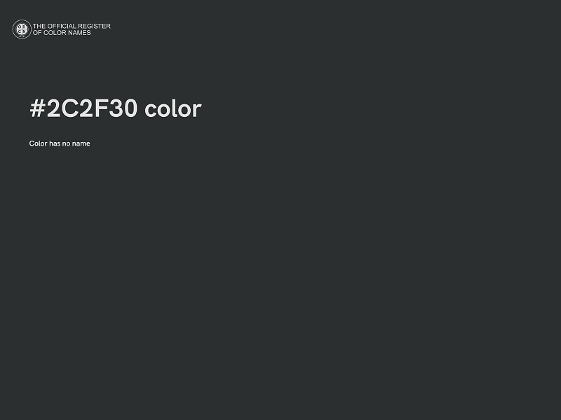 #2C2F30 color image