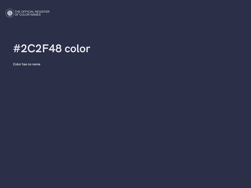 #2C2F48 color image