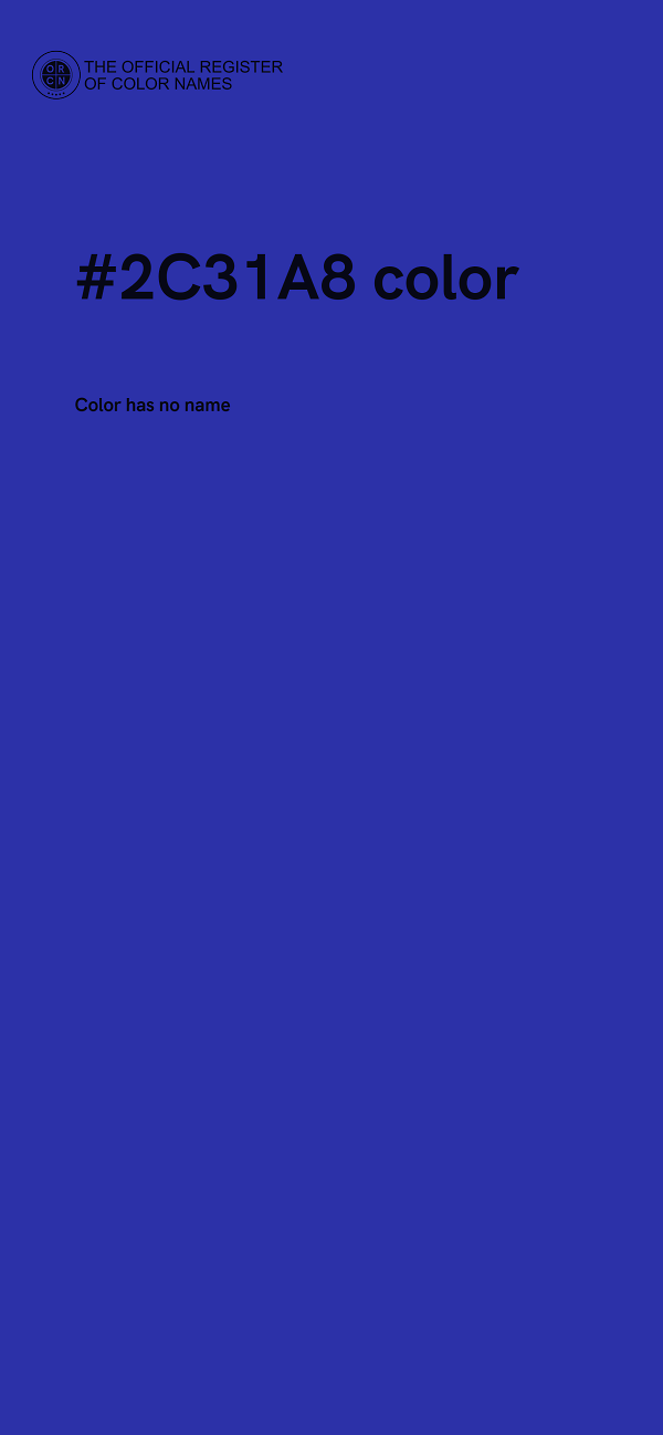 #2C31A8 color image