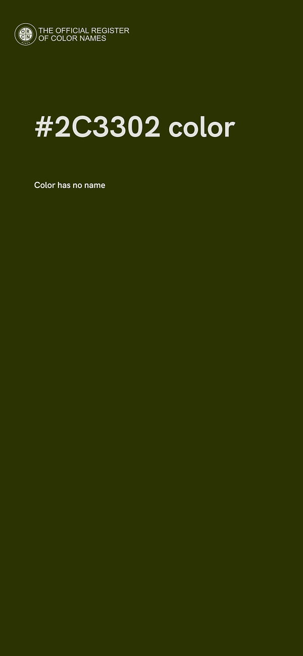 #2C3302 color image
