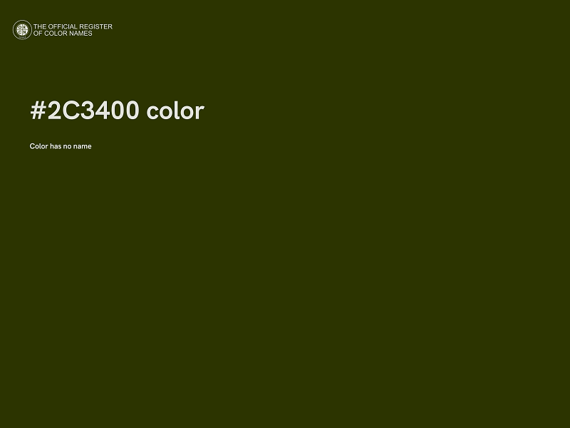#2C3400 color image
