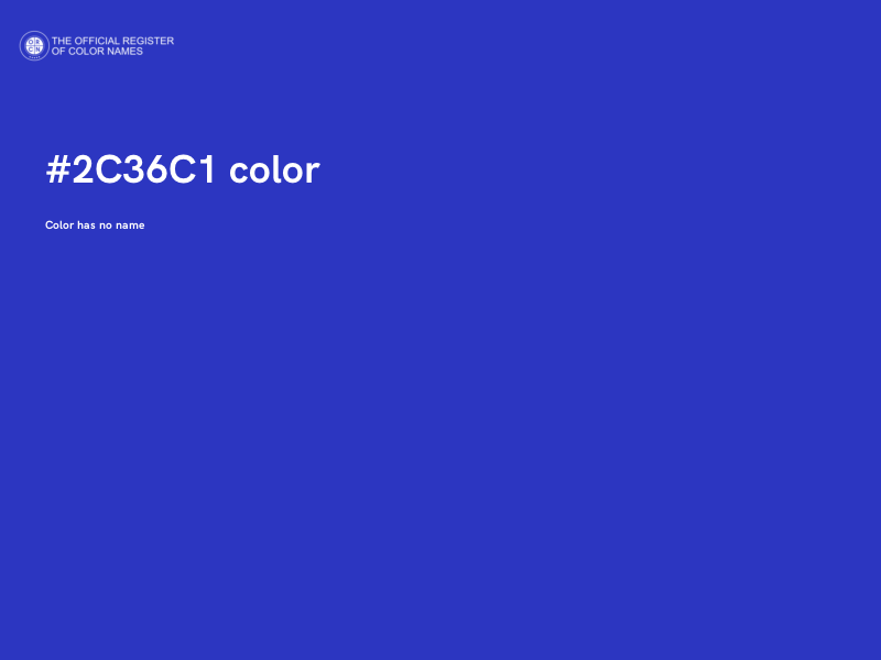 #2C36C1 color image