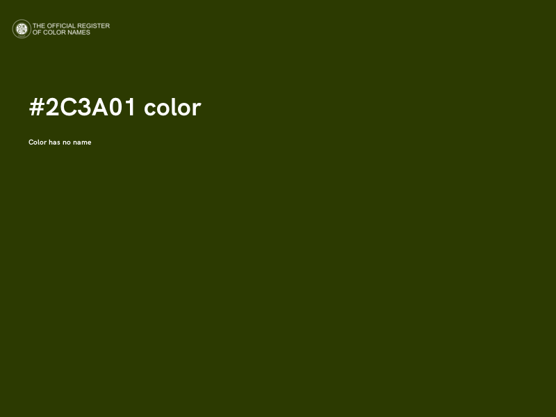 #2C3A01 color image