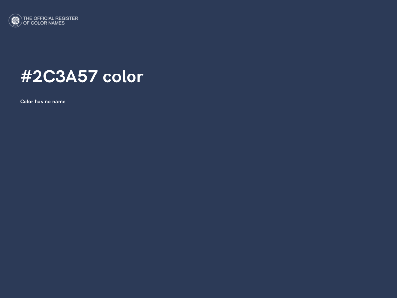 #2C3A57 color image