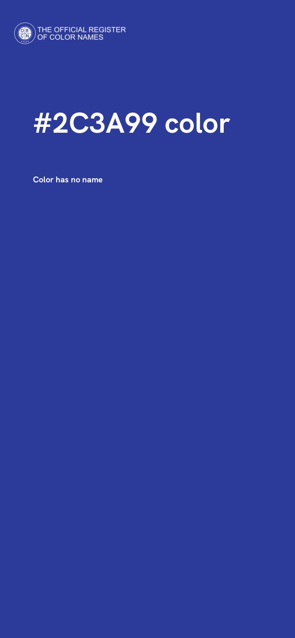 #2C3A99 color image