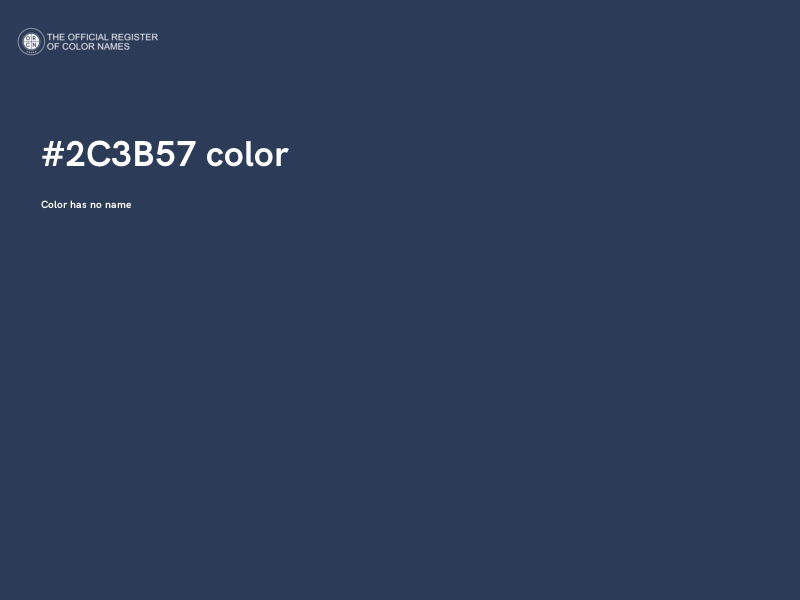#2C3B57 color image