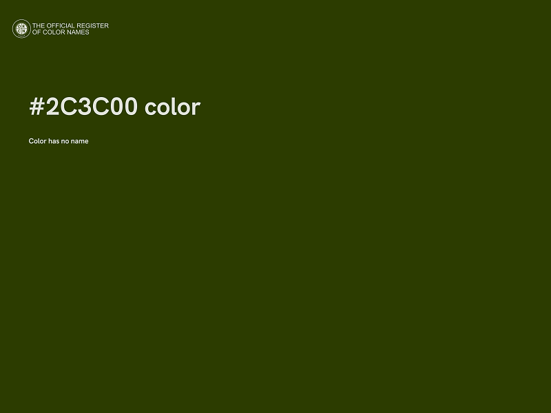 #2C3C00 color image