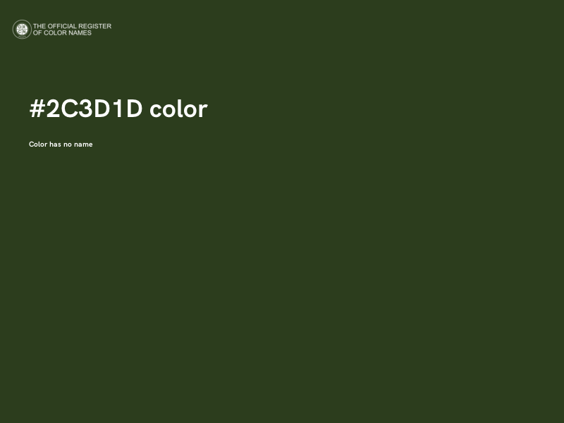 #2C3D1D color image