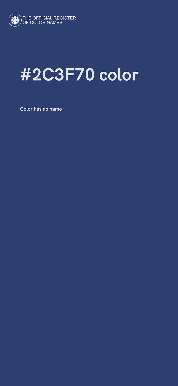 #2C3F70 color image