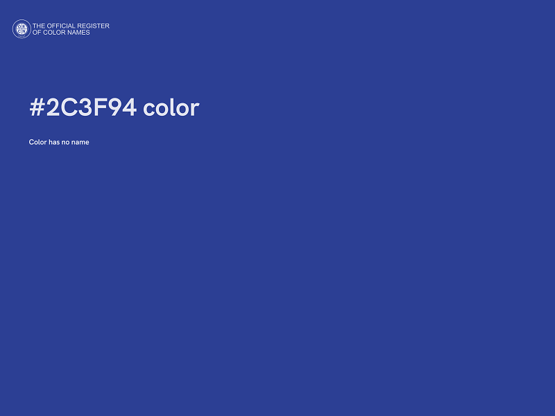 #2C3F94 color image