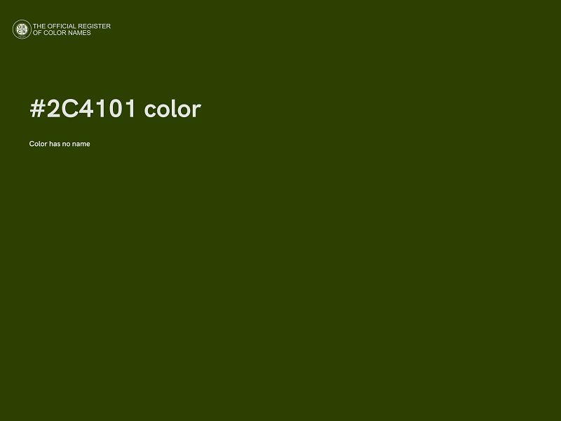 #2C4101 color image