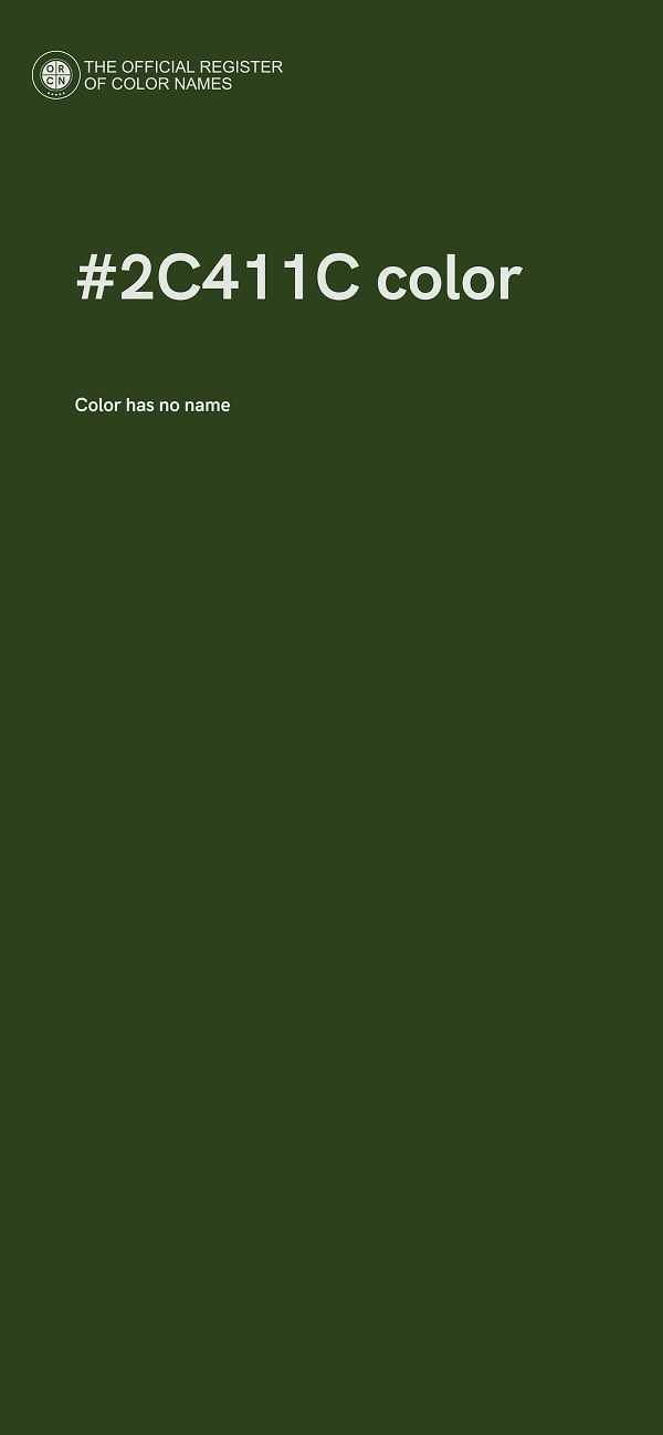 #2C411C color image