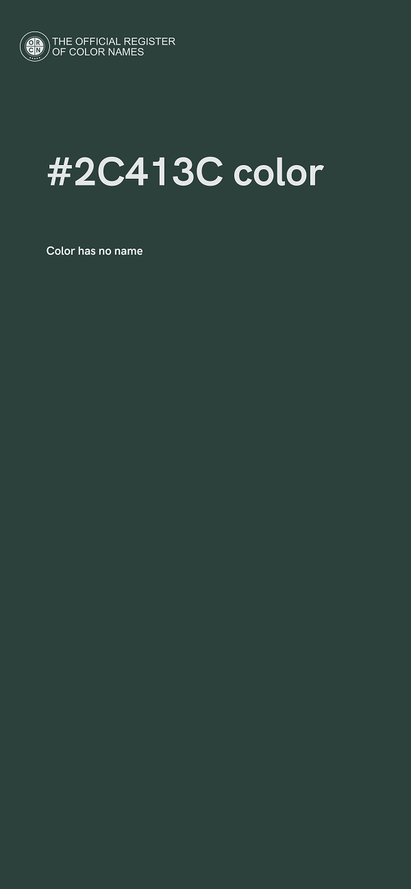 #2C413C color image