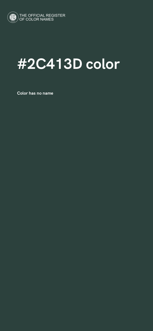 #2C413D color image