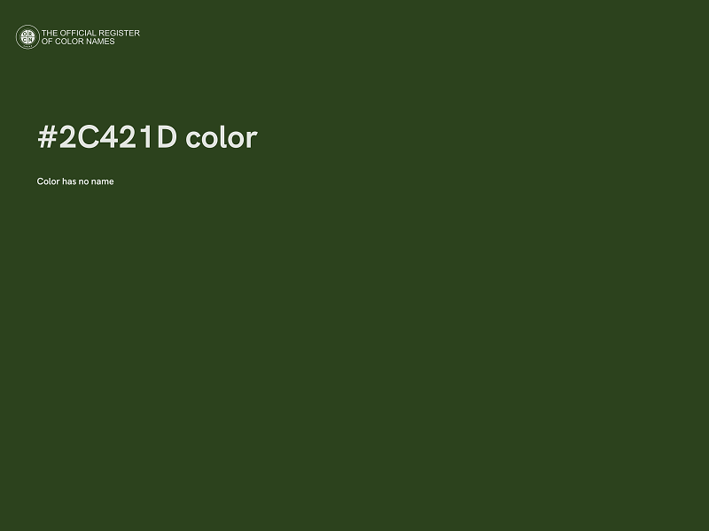#2C421D color image