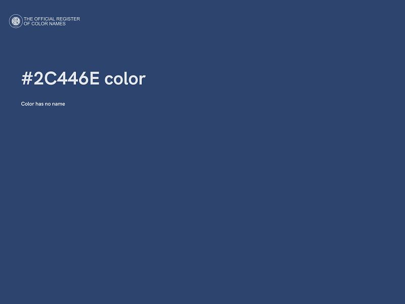 #2C446E color image