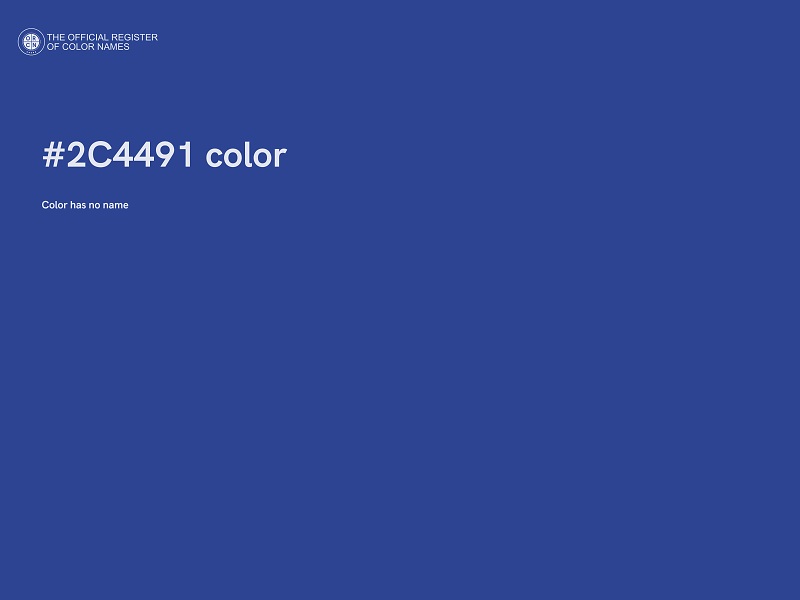 #2C4491 color image