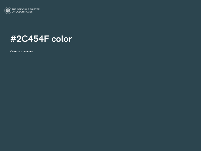 #2C454F color image