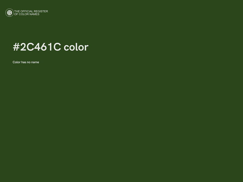 #2C461C color image