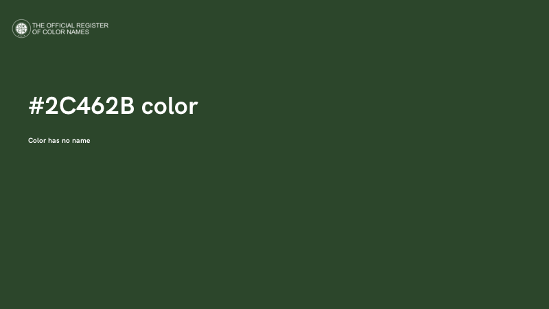 #2C462B color image