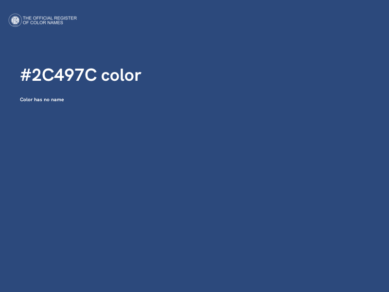 #2C497C color image