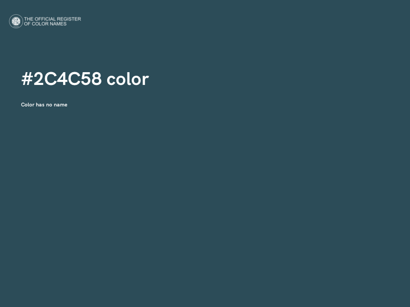 #2C4C58 color image