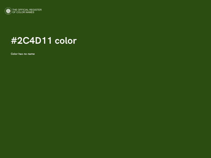 #2C4D11 color image