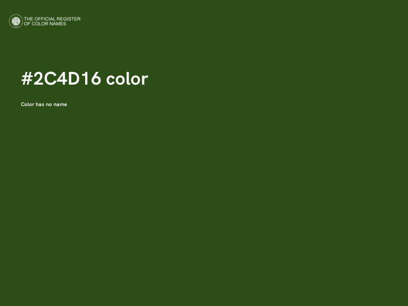 #2C4D16 color image