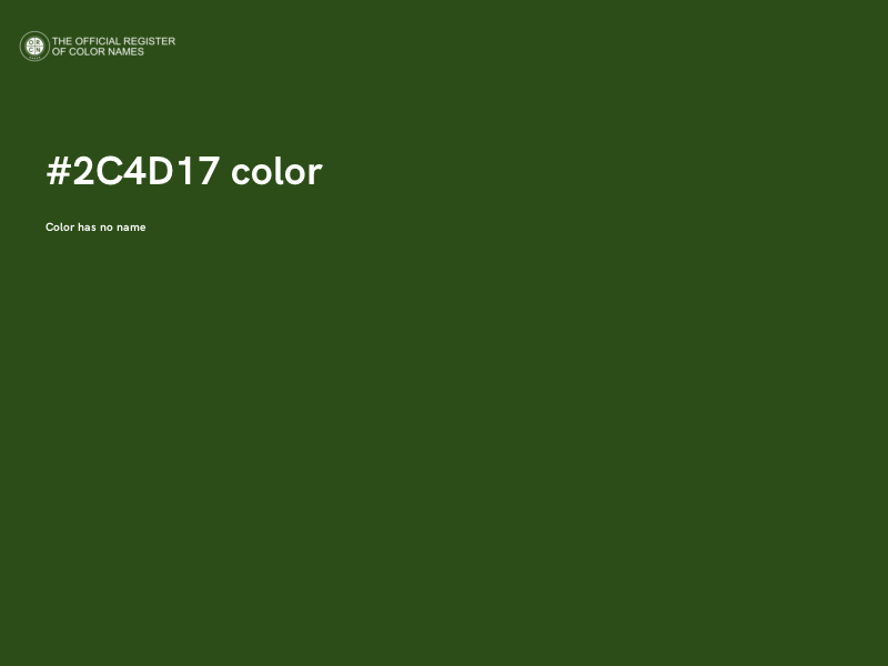#2C4D17 color image