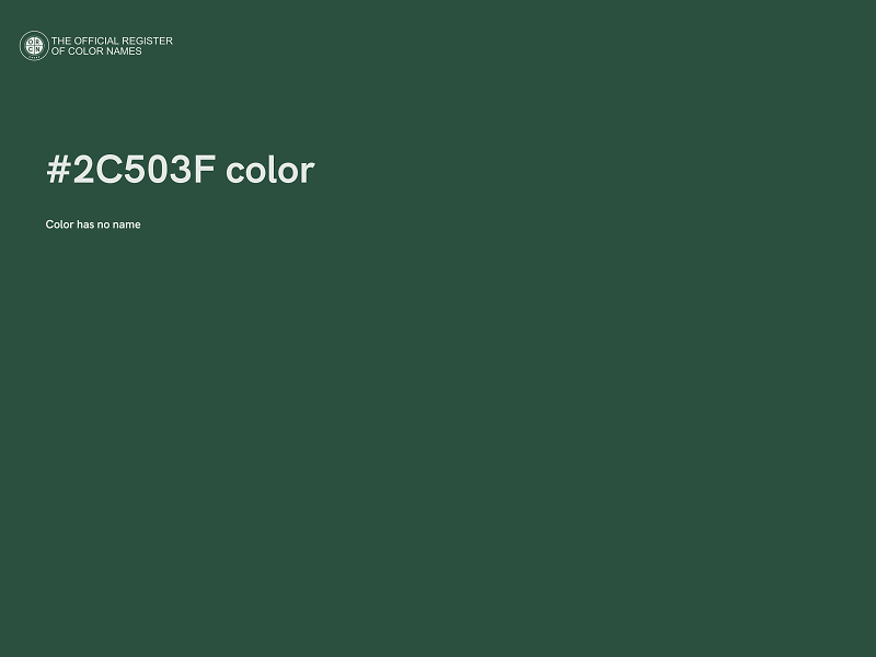 #2C503F color image