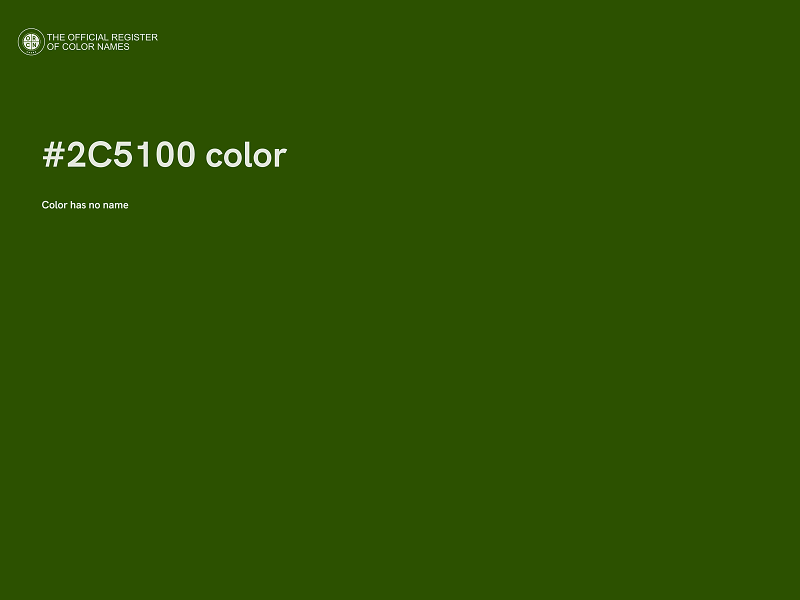 #2C5100 color image