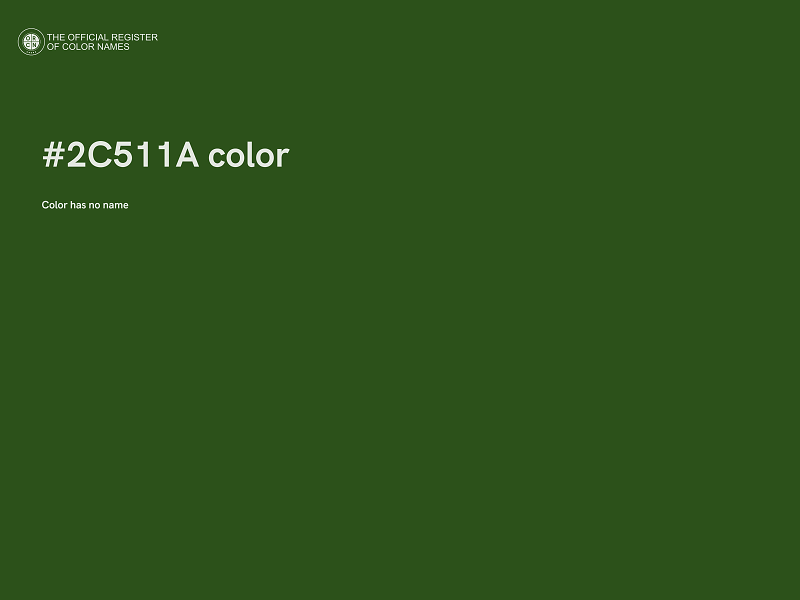 #2C511A color image