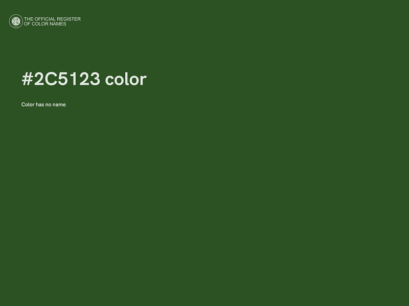 #2C5123 color image