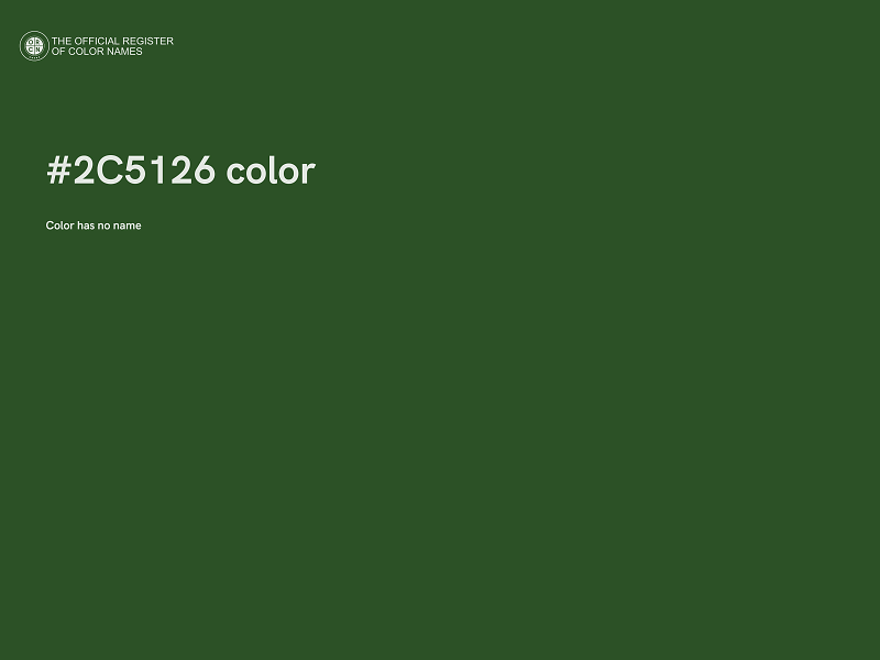 #2C5126 color image