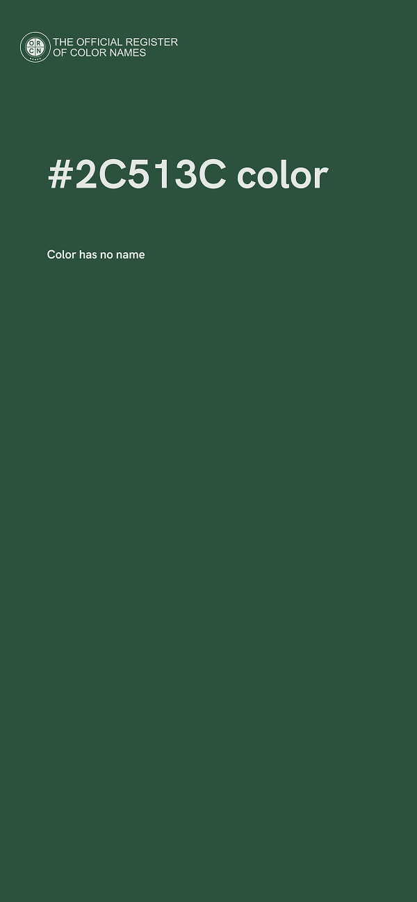 #2C513C color image