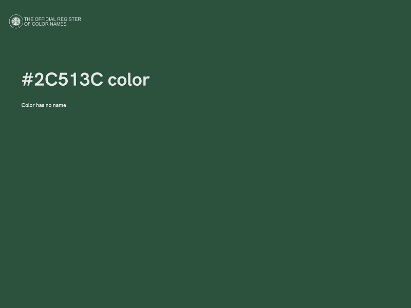 #2C513C color image