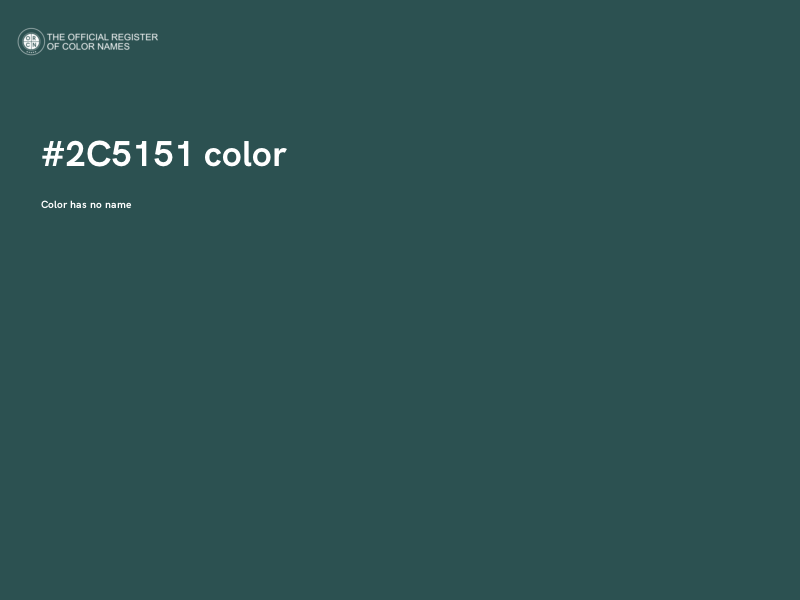 #2C5151 color image
