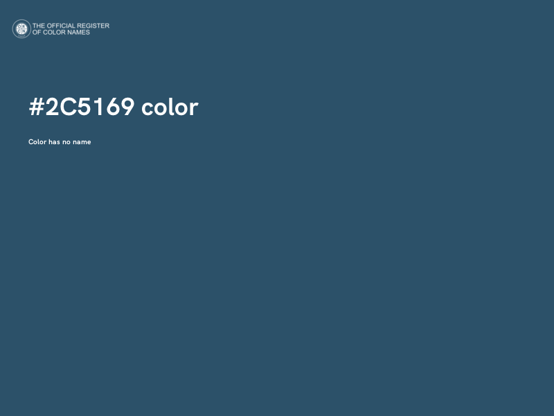 #2C5169 color image