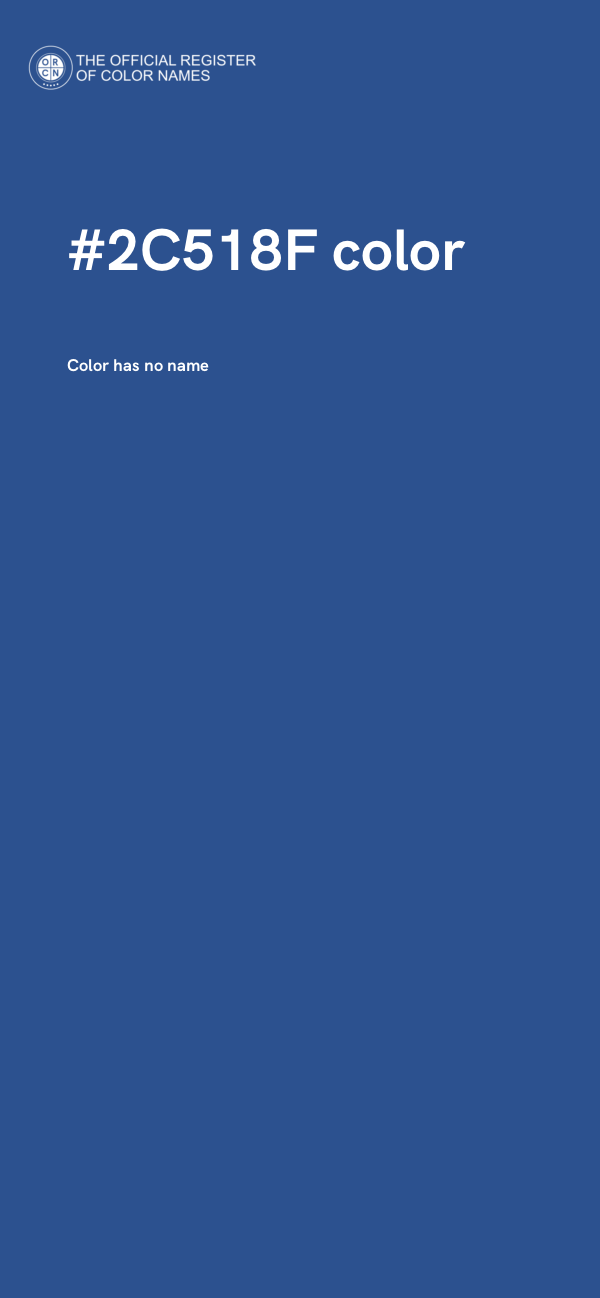 #2C518F color image