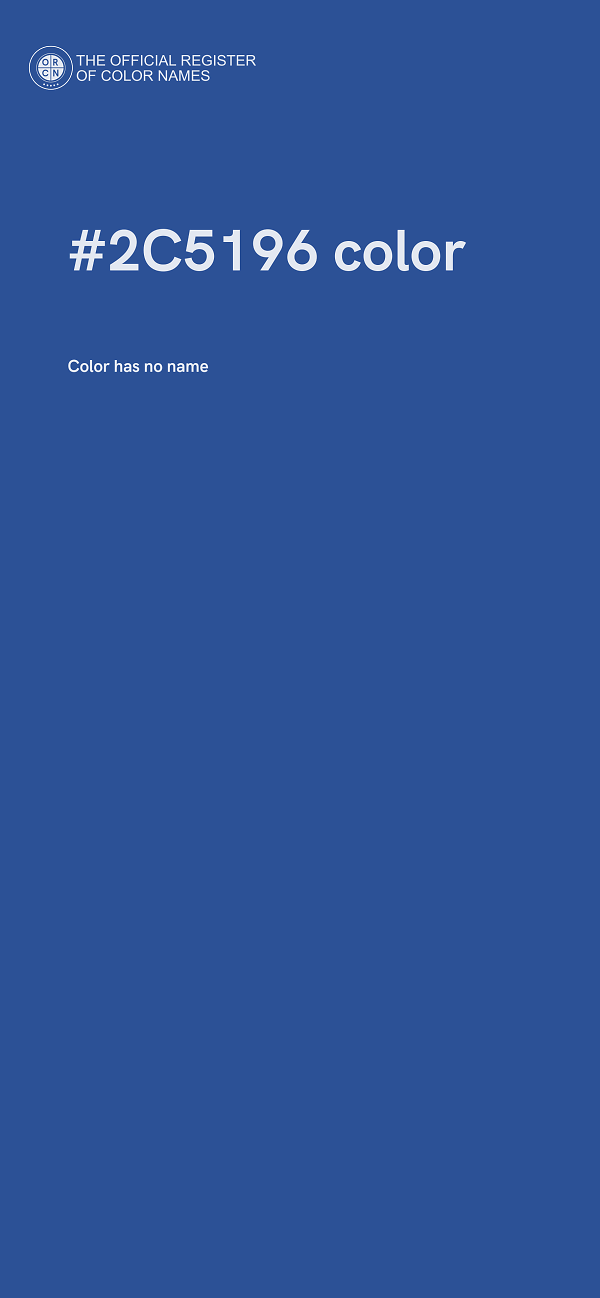 #2C5196 color image