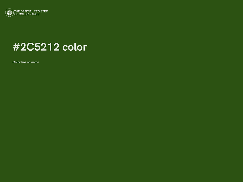 #2C5212 color image