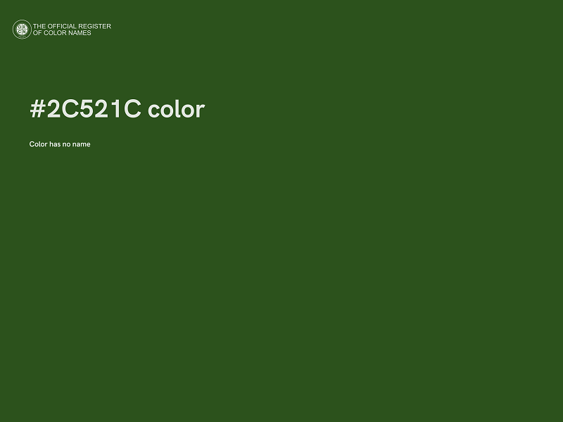 #2C521C color image