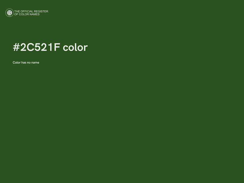 #2C521F color image