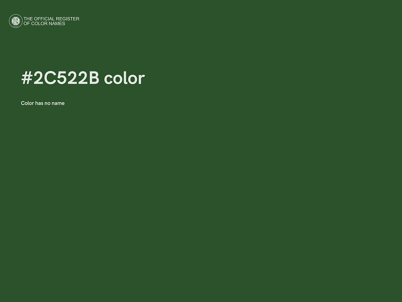 #2C522B color image